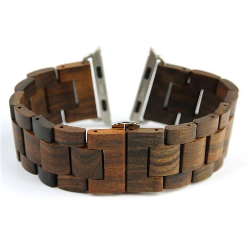 wooden apple watch band
