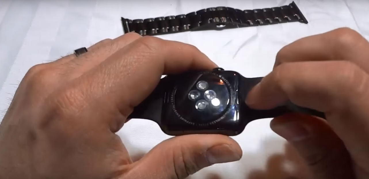 how to remove apple watch band